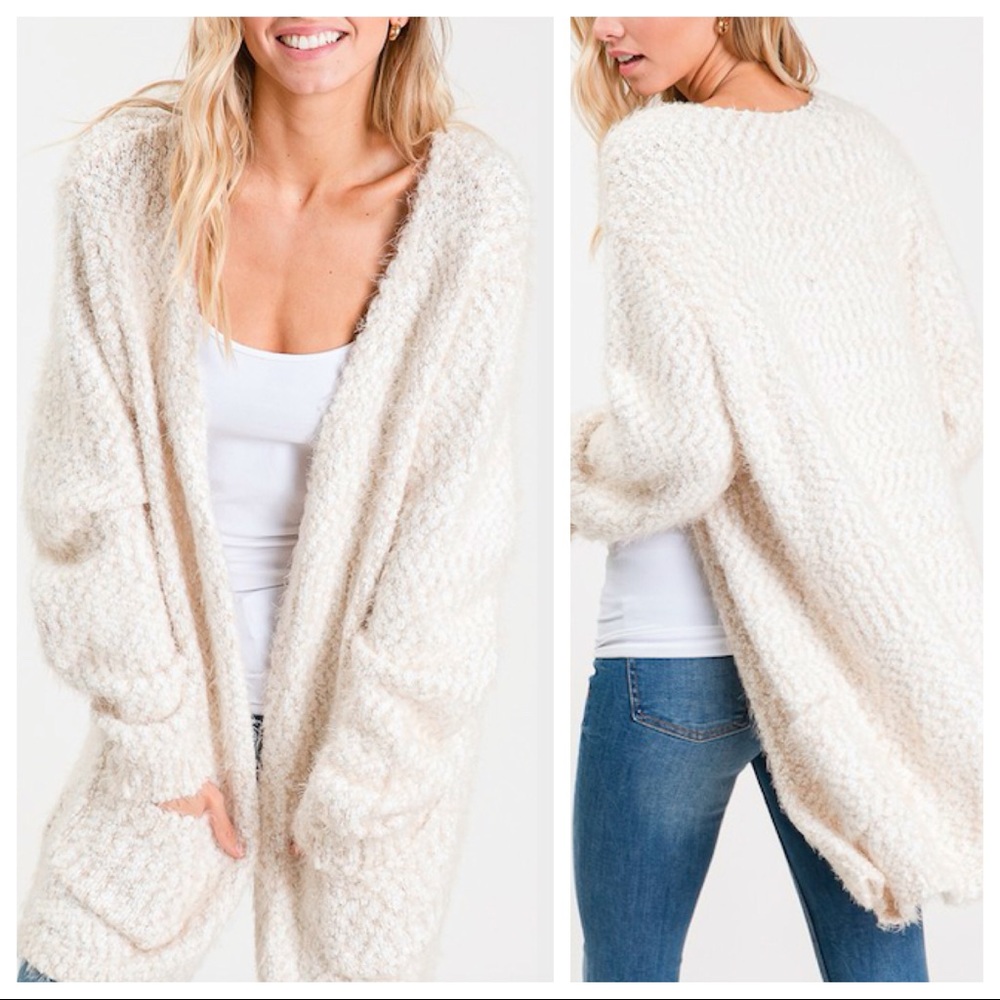 Cozy Soft Popcorn Cardigan